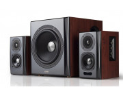 Edifier S350DB Brown, 2.1/ RMS 150W (70W+ 2x40W), Audio In: Bluetooth 5.0 aptX Wireless Sound, RCA x2, PC, AUX, optical, coaxial, remote control, all wooden, (sub.8- + satl.(3,5-+1-)